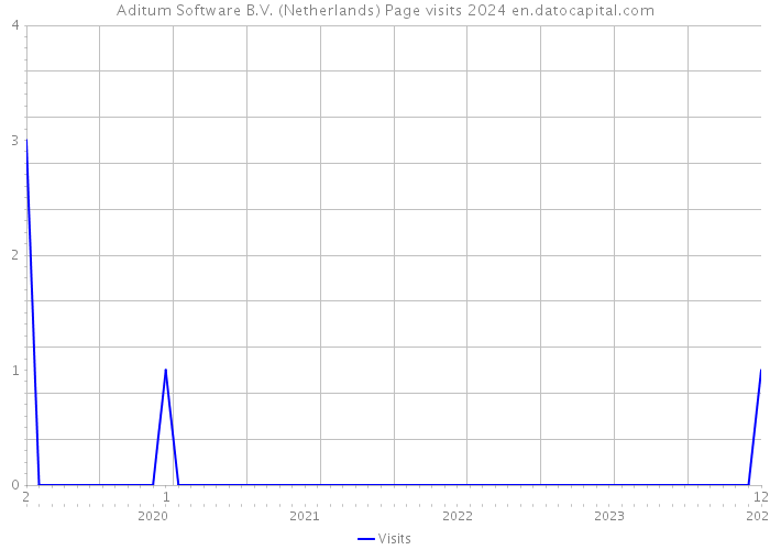 Aditum Software B.V. (Netherlands) Page visits 2024 