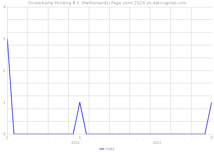 Oosterkamp Holding B.V. (Netherlands) Page visits 2024 