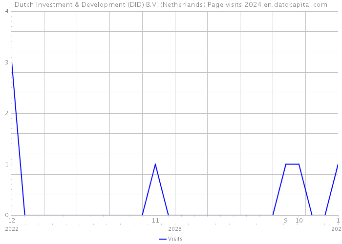Dutch Investment & Development (DID) B.V. (Netherlands) Page visits 2024 