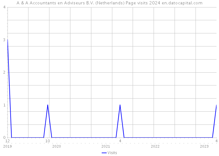 A & A Accountants en Adviseurs B.V. (Netherlands) Page visits 2024 