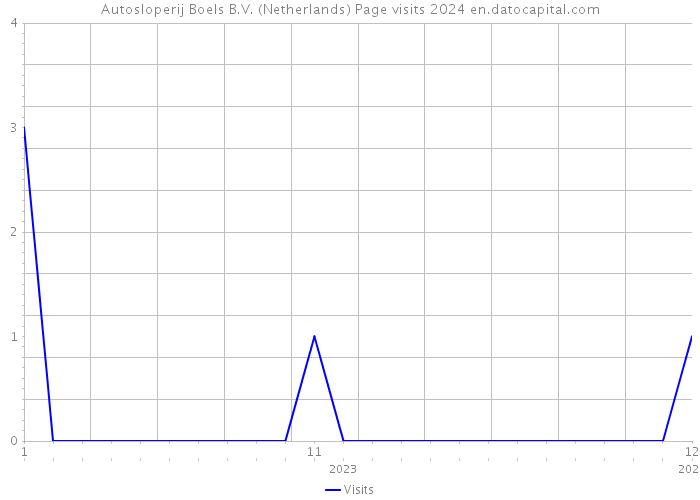 Autosloperij Boels B.V. (Netherlands) Page visits 2024 