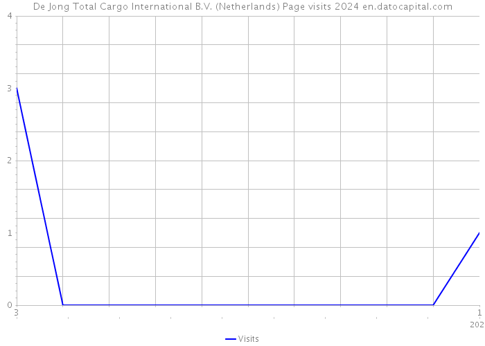 De Jong Total Cargo International B.V. (Netherlands) Page visits 2024 