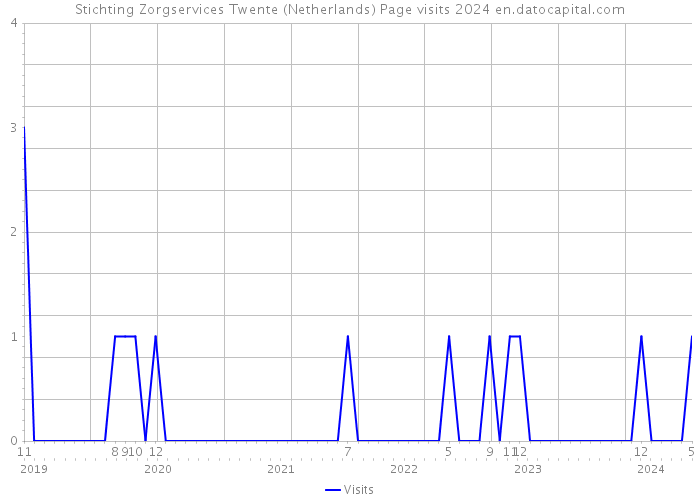 Stichting Zorgservices Twente (Netherlands) Page visits 2024 