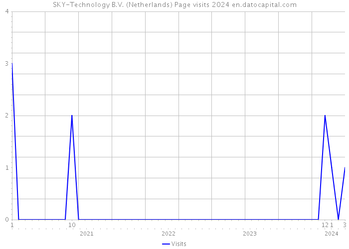 SKY-Technology B.V. (Netherlands) Page visits 2024 