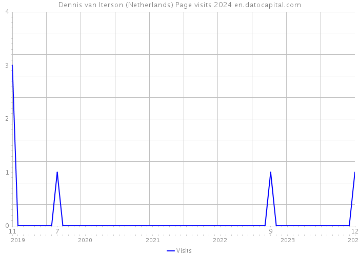 Dennis van Iterson (Netherlands) Page visits 2024 