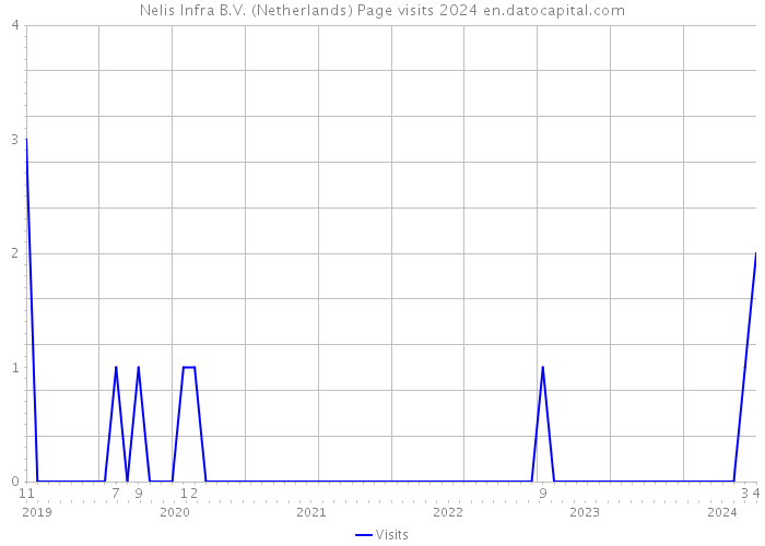 Nelis Infra B.V. (Netherlands) Page visits 2024 