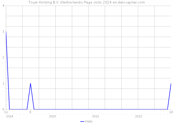 Touw Holding B.V. (Netherlands) Page visits 2024 