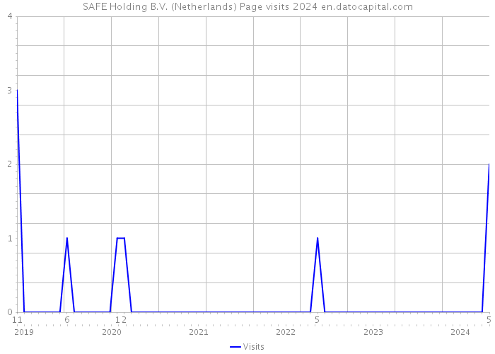 SAFE Holding B.V. (Netherlands) Page visits 2024 