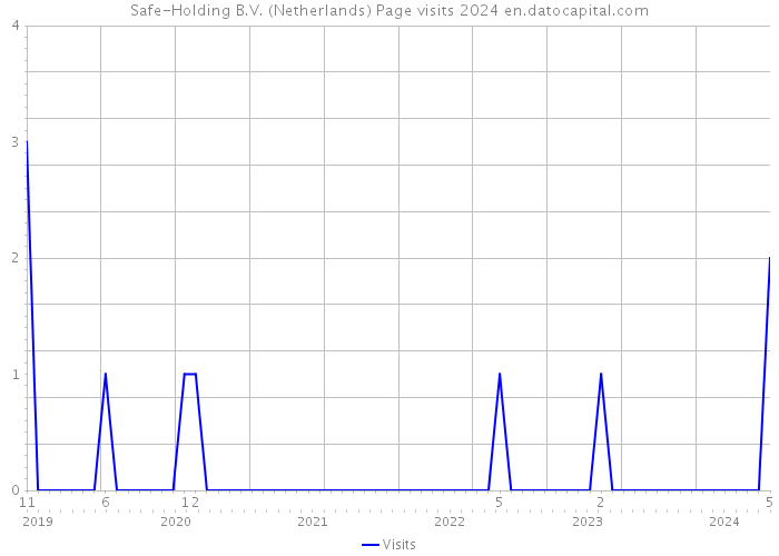 Safe-Holding B.V. (Netherlands) Page visits 2024 