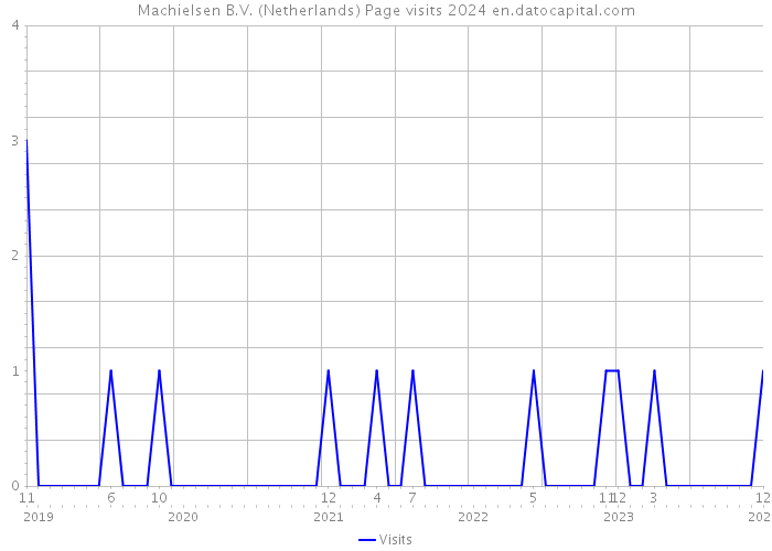 Machielsen B.V. (Netherlands) Page visits 2024 