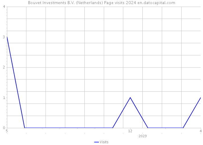 Bouvet Investments B.V. (Netherlands) Page visits 2024 