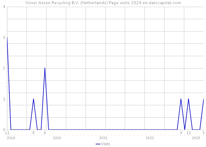 Visser Assen Recycling B.V. (Netherlands) Page visits 2024 