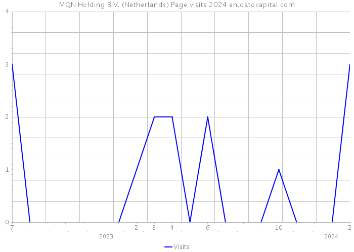 MQN Holding B.V. (Netherlands) Page visits 2024 