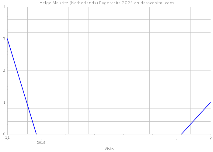 Helge Mauritz (Netherlands) Page visits 2024 