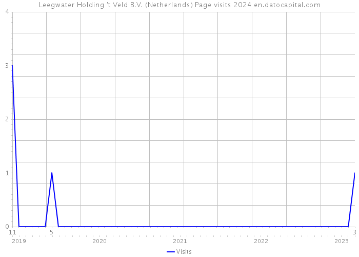 Leegwater Holding 't Veld B.V. (Netherlands) Page visits 2024 