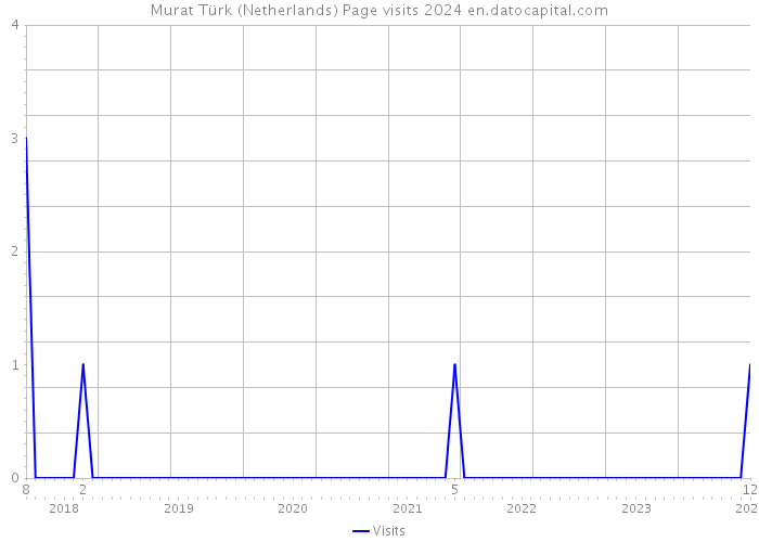 Murat Türk (Netherlands) Page visits 2024 