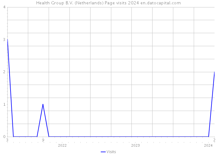 Health Group B.V. (Netherlands) Page visits 2024 