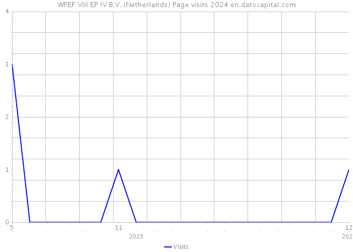 WPEF VIII EP IV B.V. (Netherlands) Page visits 2024 