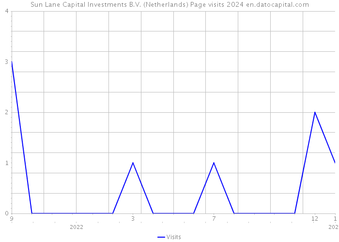 Sun Lane Capital Investments B.V. (Netherlands) Page visits 2024 