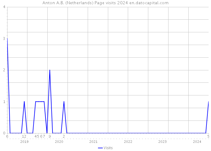 Anton A.B. (Netherlands) Page visits 2024 