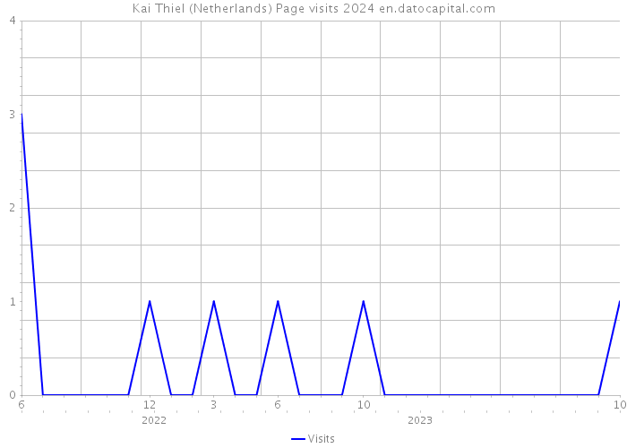 Kai Thiel (Netherlands) Page visits 2024 