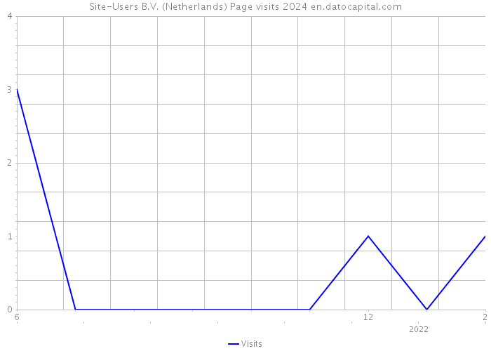 Site-Users B.V. (Netherlands) Page visits 2024 