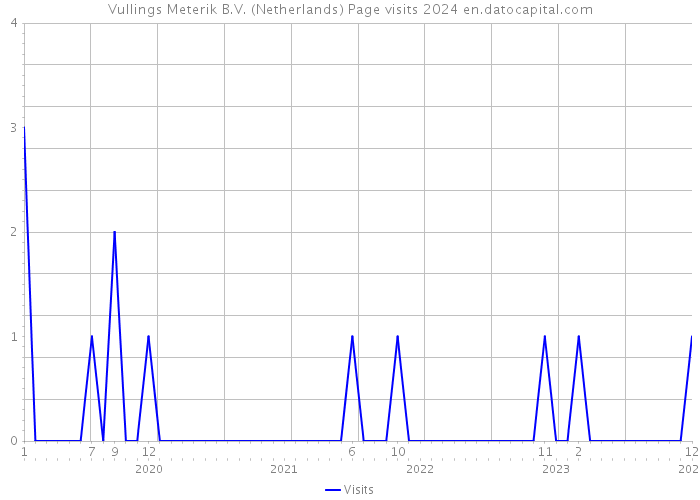 Vullings Meterik B.V. (Netherlands) Page visits 2024 