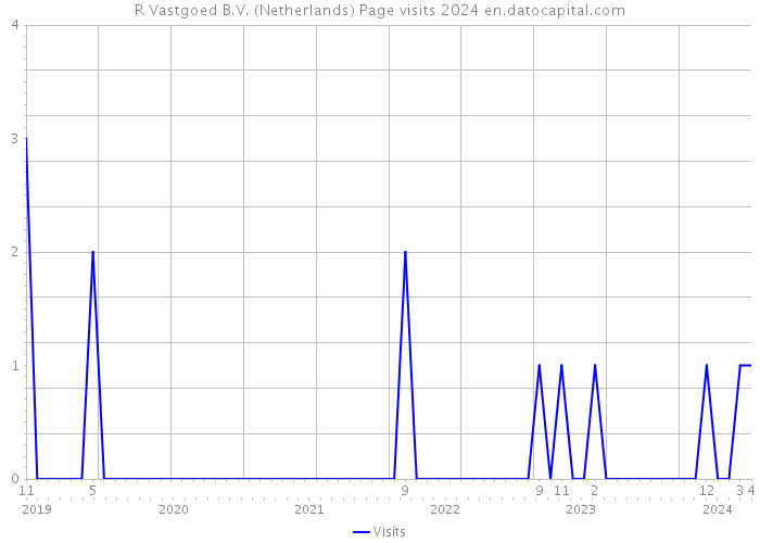 R Vastgoed B.V. (Netherlands) Page visits 2024 