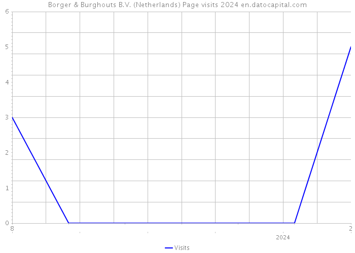 Borger & Burghouts B.V. (Netherlands) Page visits 2024 