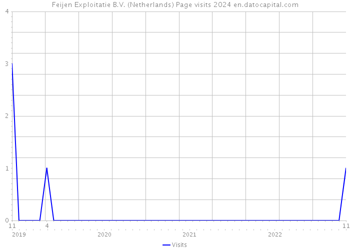 Feijen Exploitatie B.V. (Netherlands) Page visits 2024 