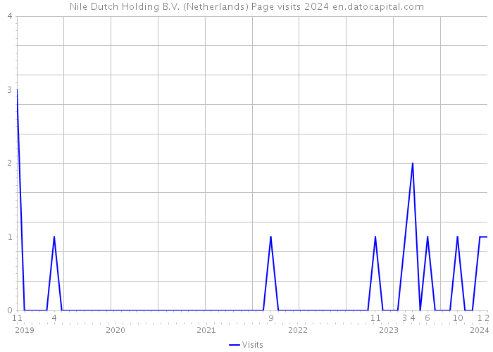 Nile Dutch Holding B.V. (Netherlands) Page visits 2024 