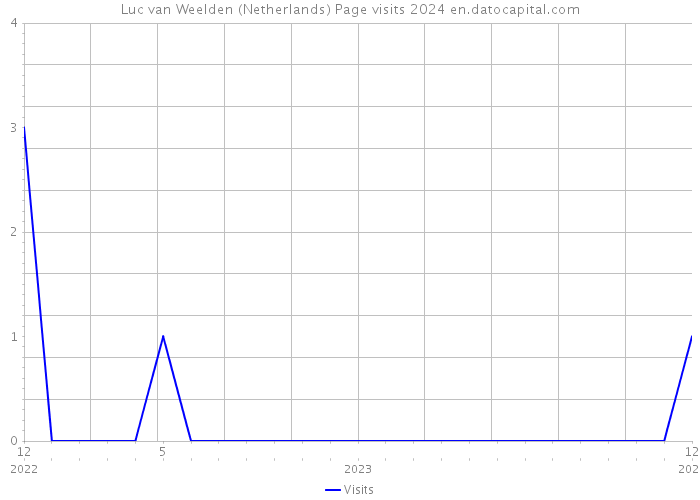 Luc van Weelden (Netherlands) Page visits 2024 