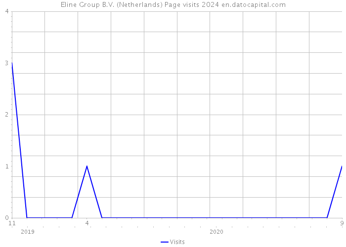 Eline Group B.V. (Netherlands) Page visits 2024 