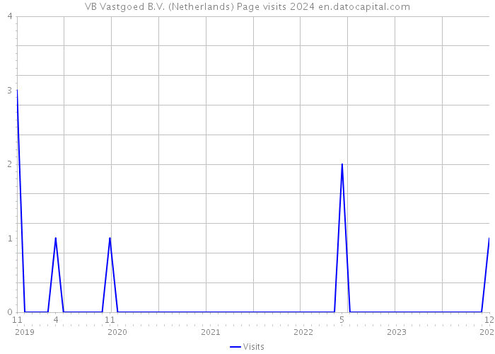 VB Vastgoed B.V. (Netherlands) Page visits 2024 