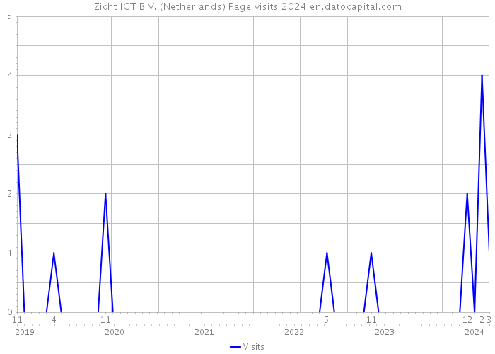 Zicht ICT B.V. (Netherlands) Page visits 2024 