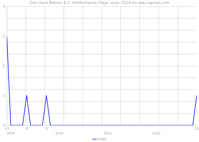 Den Hurk Beheer B.V. (Netherlands) Page visits 2024 
