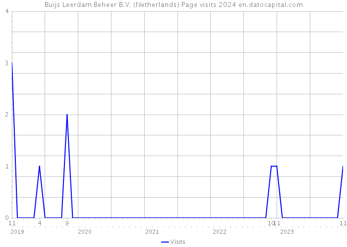 Buijs Leerdam Beheer B.V. (Netherlands) Page visits 2024 