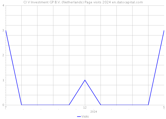 CI V Investment GP B.V. (Netherlands) Page visits 2024 
