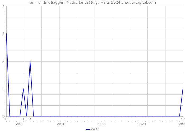Jan Hendrik Baggen (Netherlands) Page visits 2024 