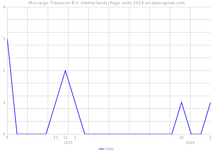 Morcargo Transport B.V. (Netherlands) Page visits 2024 