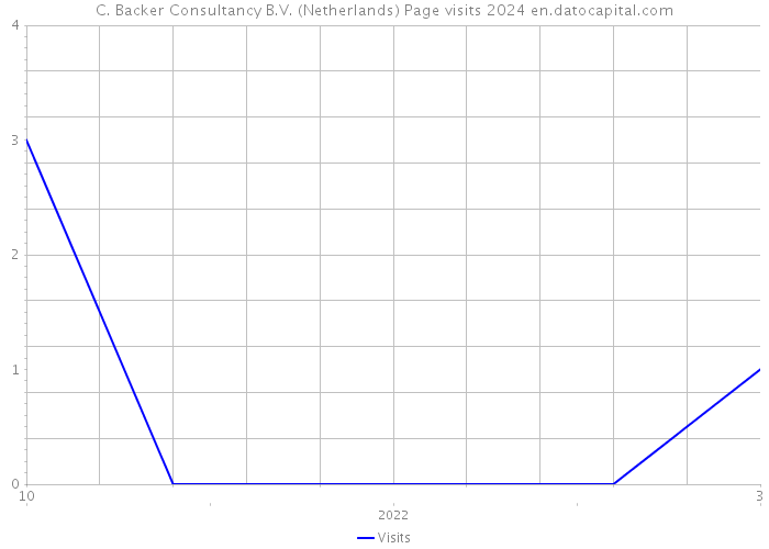 C. Backer Consultancy B.V. (Netherlands) Page visits 2024 