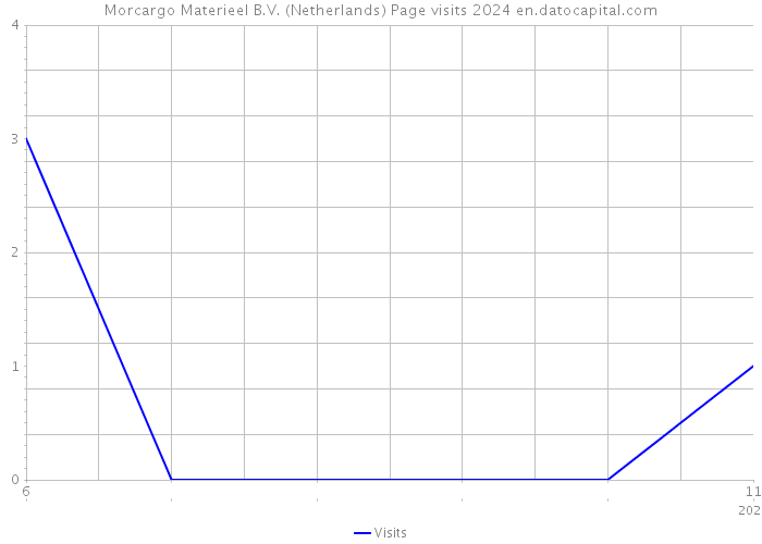 Morcargo Materieel B.V. (Netherlands) Page visits 2024 