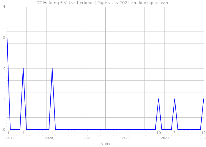 DT Holding B.V. (Netherlands) Page visits 2024 