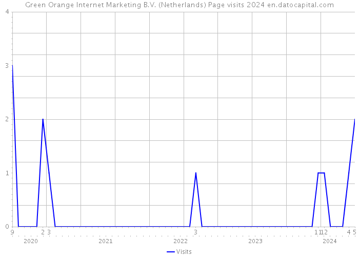 Green Orange Internet Marketing B.V. (Netherlands) Page visits 2024 