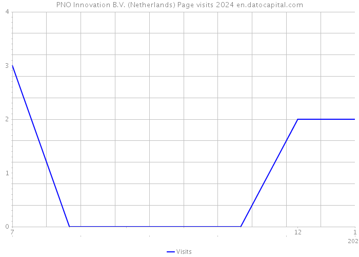 PNO Innovation B.V. (Netherlands) Page visits 2024 