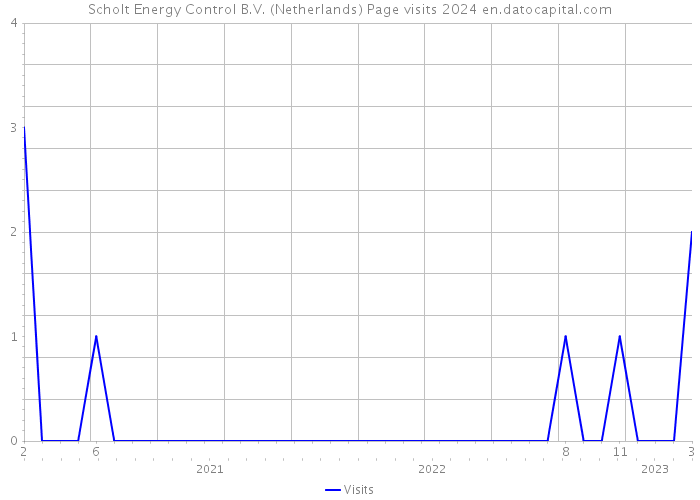 Scholt Energy Control B.V. (Netherlands) Page visits 2024 
