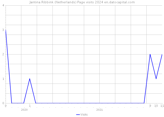 Jantina Ribbink (Netherlands) Page visits 2024 