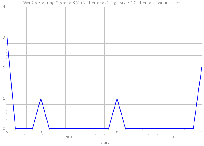 WenGo Floating Storage B.V. (Netherlands) Page visits 2024 
