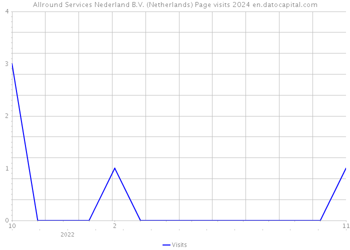 Allround Services Nederland B.V. (Netherlands) Page visits 2024 