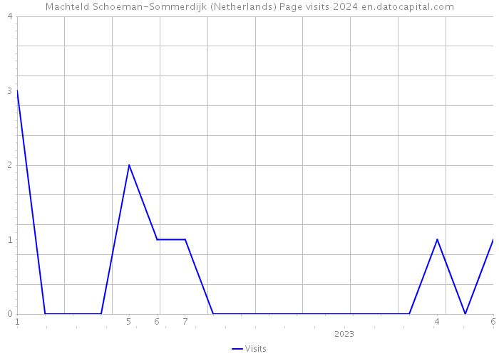 Machteld Schoeman-Sommerdijk (Netherlands) Page visits 2024 